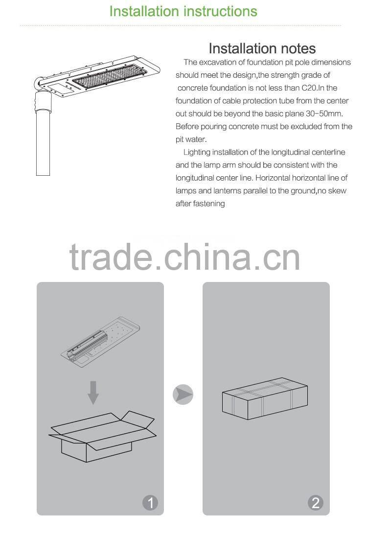 Sinozoc Hot sale waterproof Ip67 outdoor LED street light housing led garden light led road light LED highway lighting