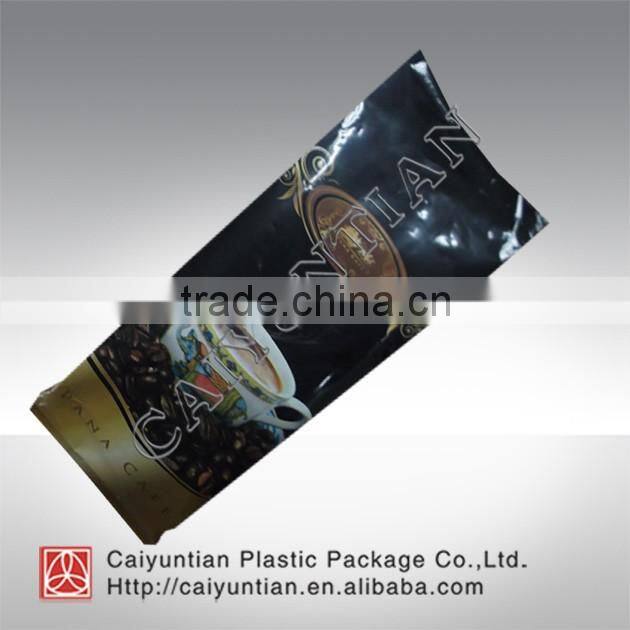 Aluminum Tin Tie tea bags with window/valve custom stand up pouch Quad-sealing stand up bag