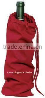 Practical single Canvas Wine Bag