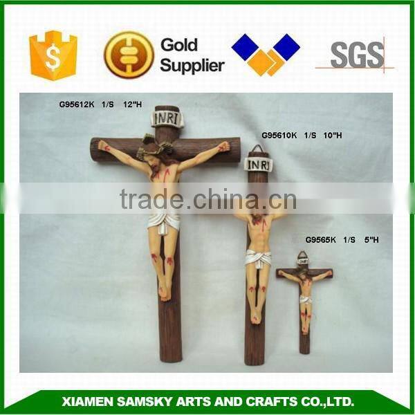 Hot Sales Resin Wall Antique Crucifix