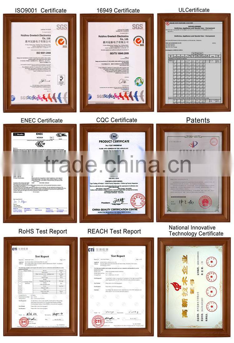 2015 auto 12v/250v waterproof mini micro switch t85 5e4