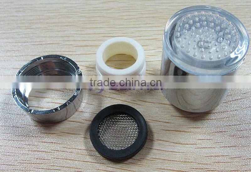 Blue Red Green 3 Color Light Water Basin Faucet Kitchen Room Pipe Head