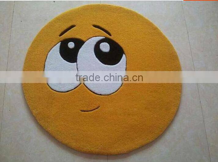 Yellow emoji Stuffed Animal Blanket/animal eomoji hood blanket/OEM comfort baby toys stuffed emoji blanket