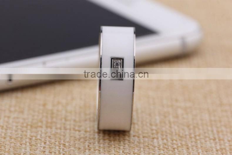 Fashion high quality titanium NFC smart ring for Android and Windows phone