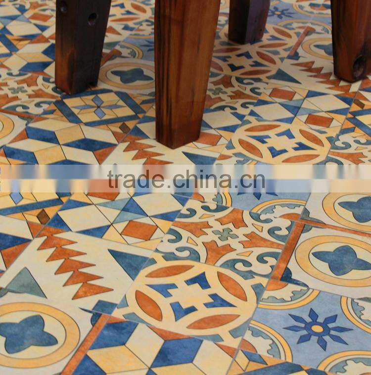 BATHROOM GLAZED CERAMIC vintage floor tiles