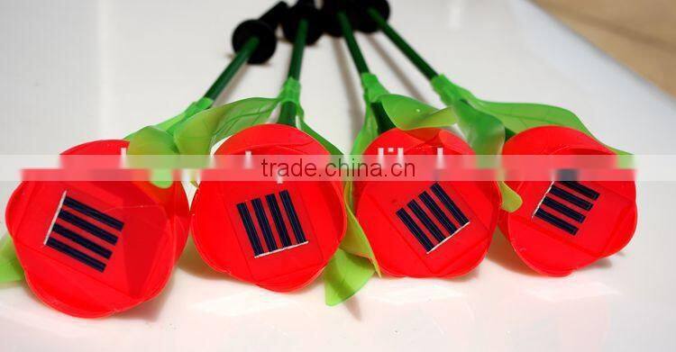 Solar flower shape christmas lights led flower light