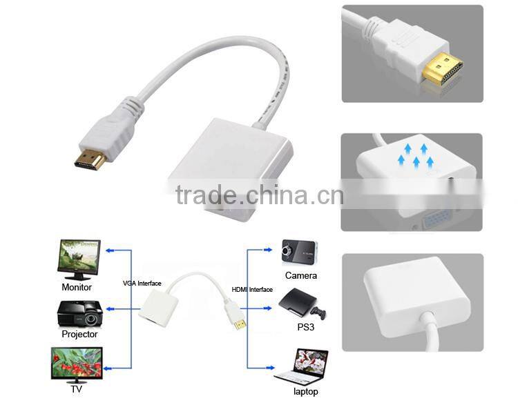 Wholesale price hdmi to vga for computer notebook