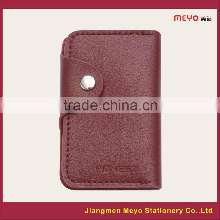 2015 New Commercial Promotional Customized Made Genuine Leather Zipper Key wallet MEYOKW136c