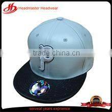 custom 3D sexy mouth embroidery leopard 5 panel woolen metal buckle snapback cap