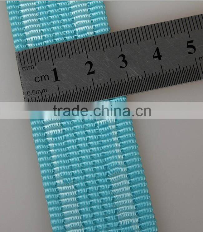 mixed color beads pattern and microproove polyester/pp webbing,Bump belt.