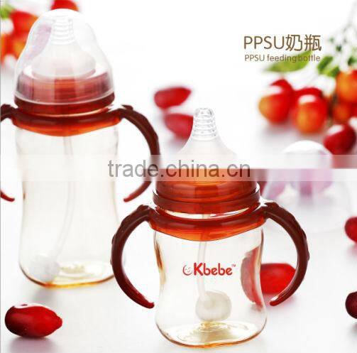 2015 New Products Promotionnal Good quality PPSU feeding Bottle BPA free