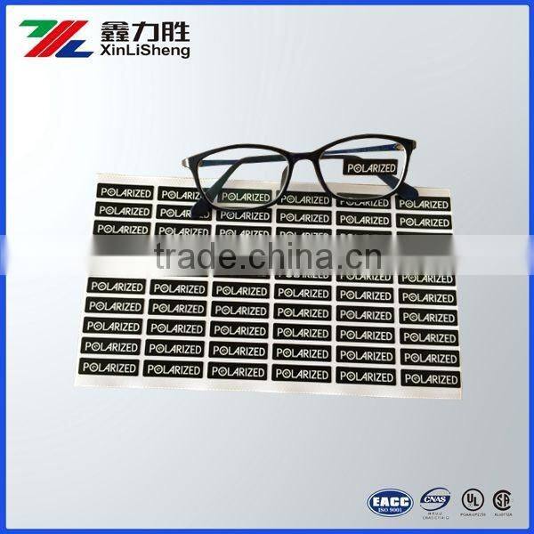 Removable pvc sticker packaging, static cling sticker for sunglasses
