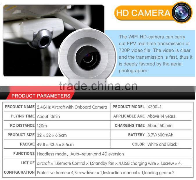 2.4G 6Axis RC Quadcopter with Camera 4D Version uav