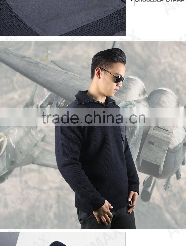 Navy Sweater Military Men Sweater Army Commando Sweater