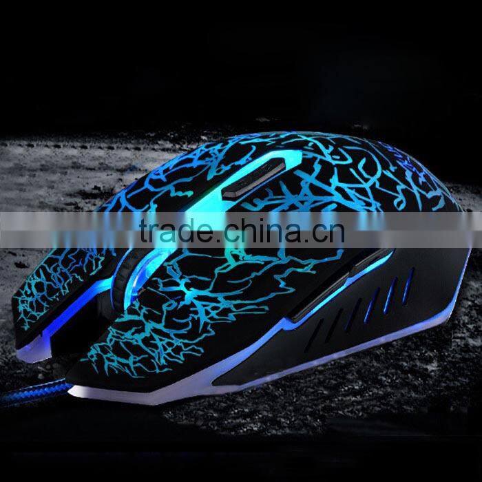 2015 Hot Selling 2400DPI Optical Adjustable 6D Button Wired Gaming Game Mice Mouse for Laptop PC