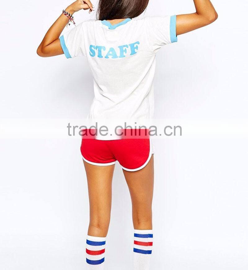 Baseball sport t-shirt fashion dress design clothing manufacturer guangzhou