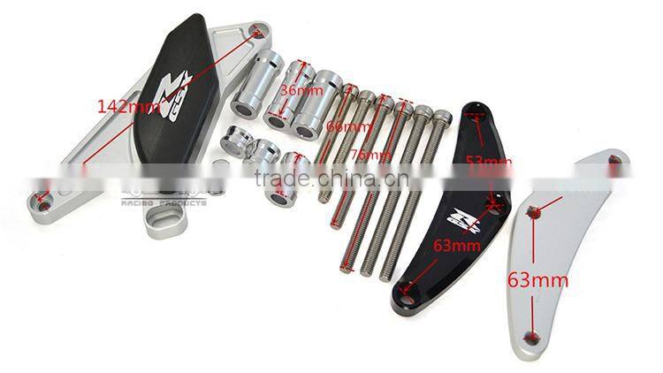 BJ-EG-006 CNC Racing Engine Cover Crash Guard Frame Slider Protector For :Suzuki GSXR 600/750