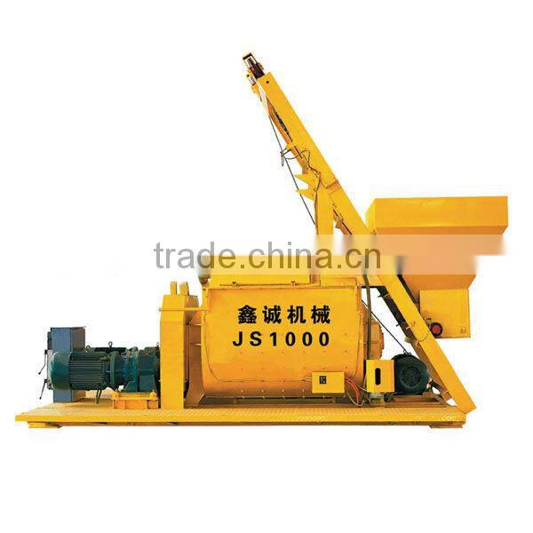 Energy Saving JS1000 self loading concrete mixer