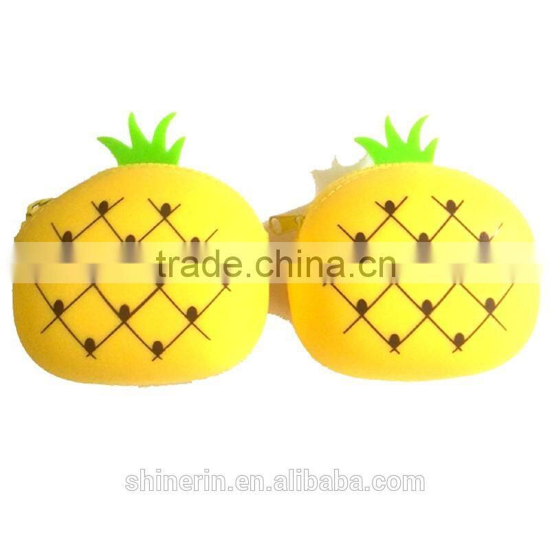 Women Gender Classic Zipper Emoji Coin Bag Custom Cartoon Design Ladies Clutch Silicone Purse Wallet