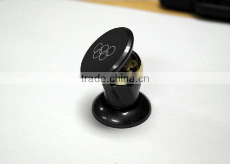 China manufactory and Magnet 360 Rotating Magnetic Mobile Phone GPS Holder Magnetic Car Mount Metal Stand Cell Phone Holder