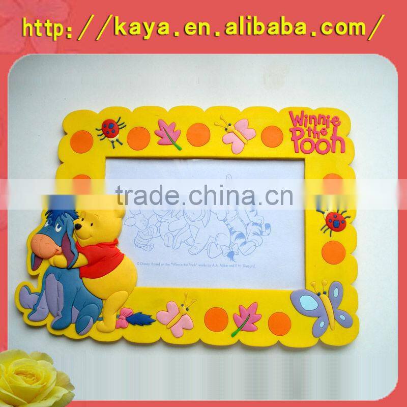 Plastic multiple photo frame