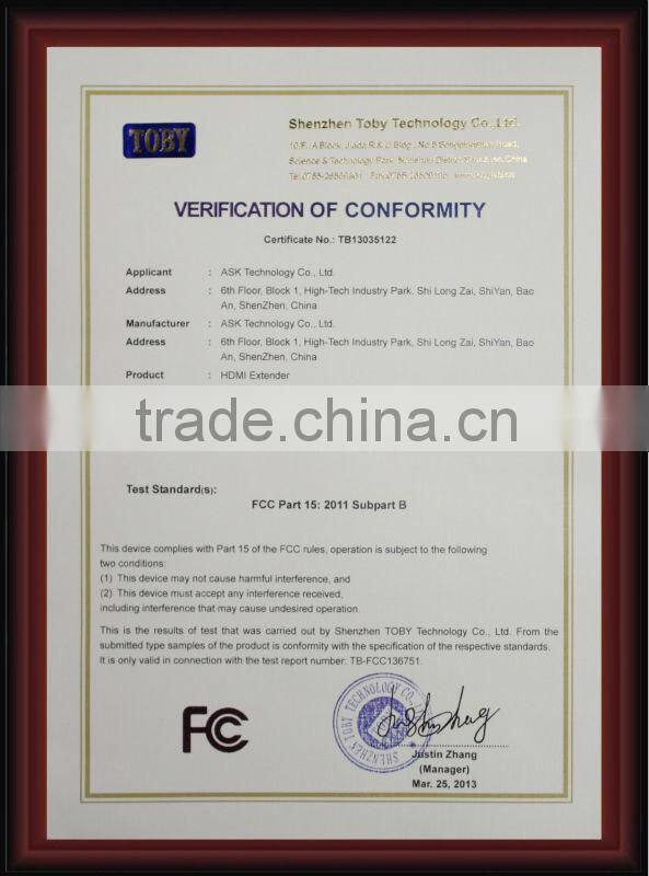 3D CAT5 CAT6 100m HDMI Extender by signal cat