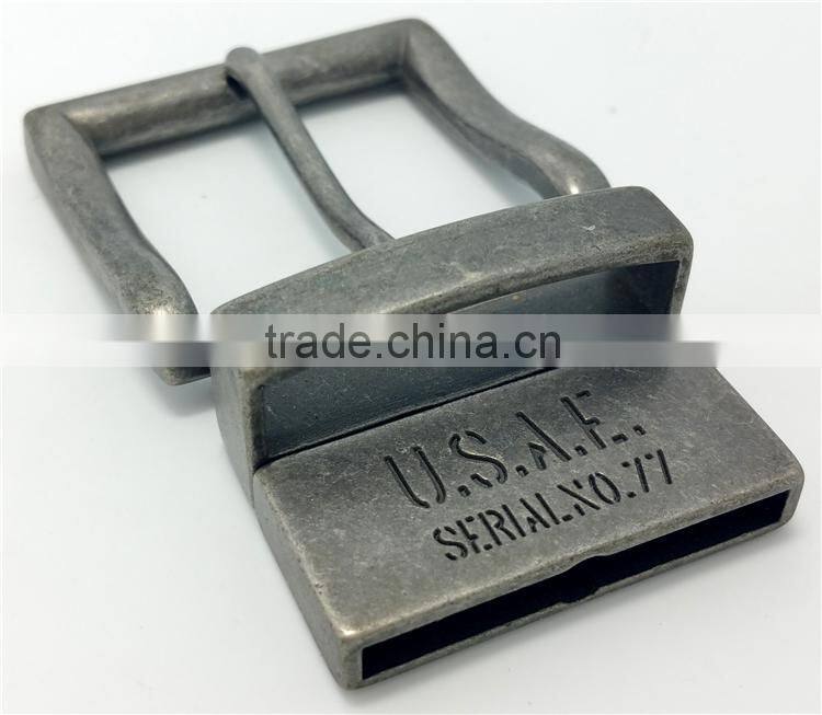 Hot cheap metal name plate belt buckles