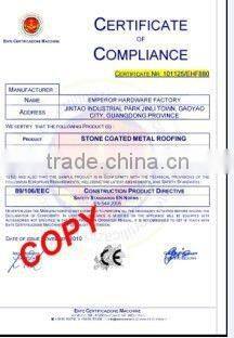 Box barge cover(roof tile)