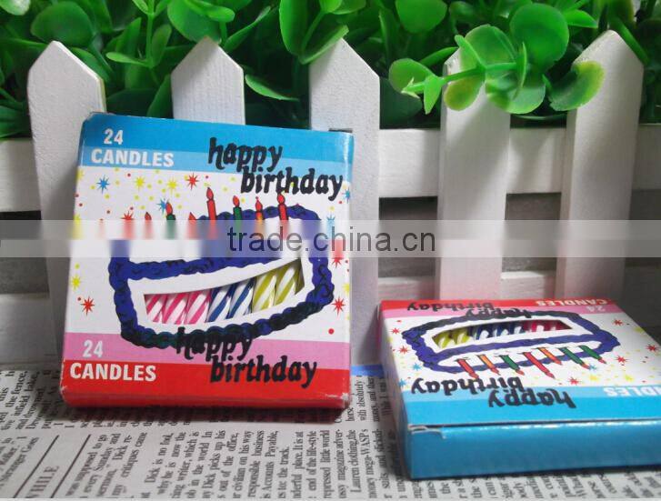 Handmade Spiral Birthday Candles