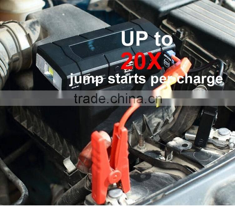 SUNPOW 13,600mAh super power bank portable 12V gasoline and diesel Li-polymer car jump starter booster