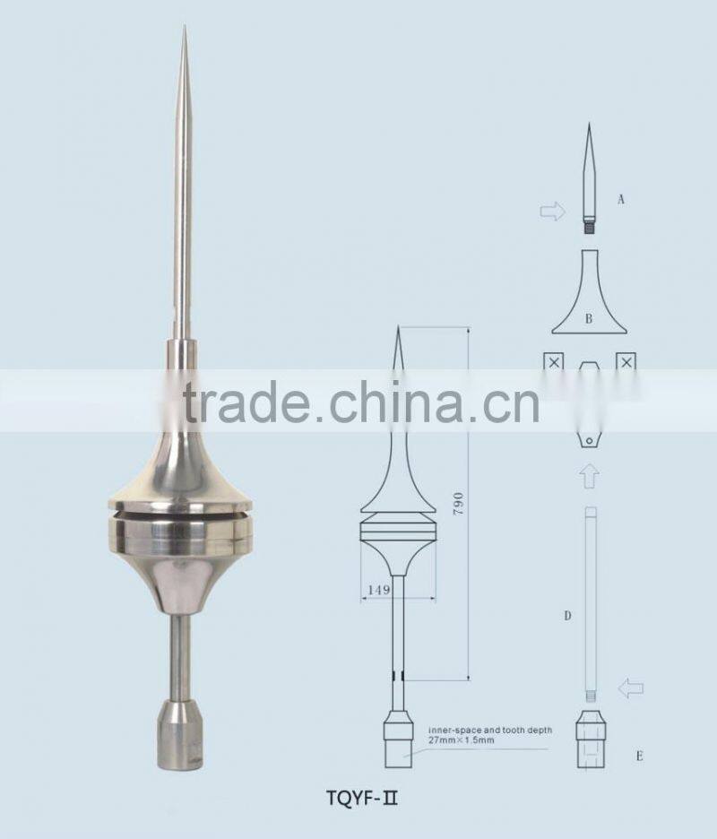 China manufacturers Dural Messien lightning rods