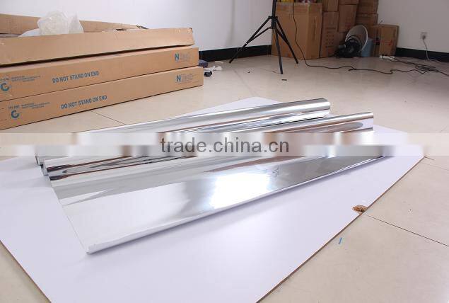 self adhesive film full body sliver mirro with size 1.52x30m each roll
