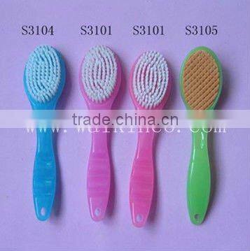blue color handle nail brush