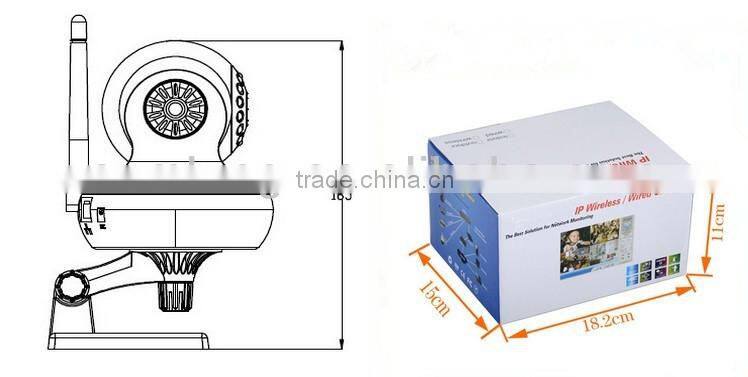 IR Small Night Vision Wifi Wireless IP PTZ Camera with Speaker Support TF Card P2P Plug and Play Two Way Audio 11