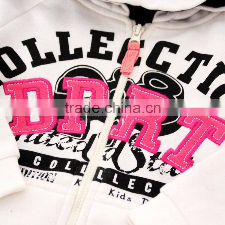 Grey sport fleece heart style kids wear