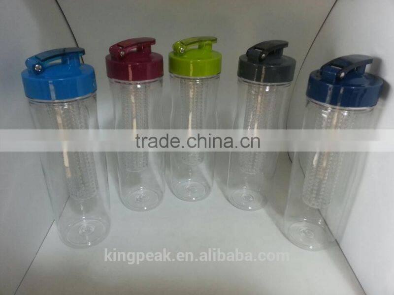 2015 Best Selling fruit infuser water bottle joyshaker / tritan fruit infuser water bottle /water bottle with fruit infuser