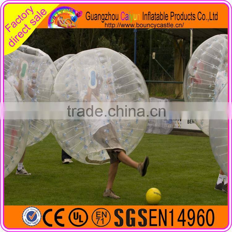 0.8mm TPU bubble ball human sized soccer bubble ball