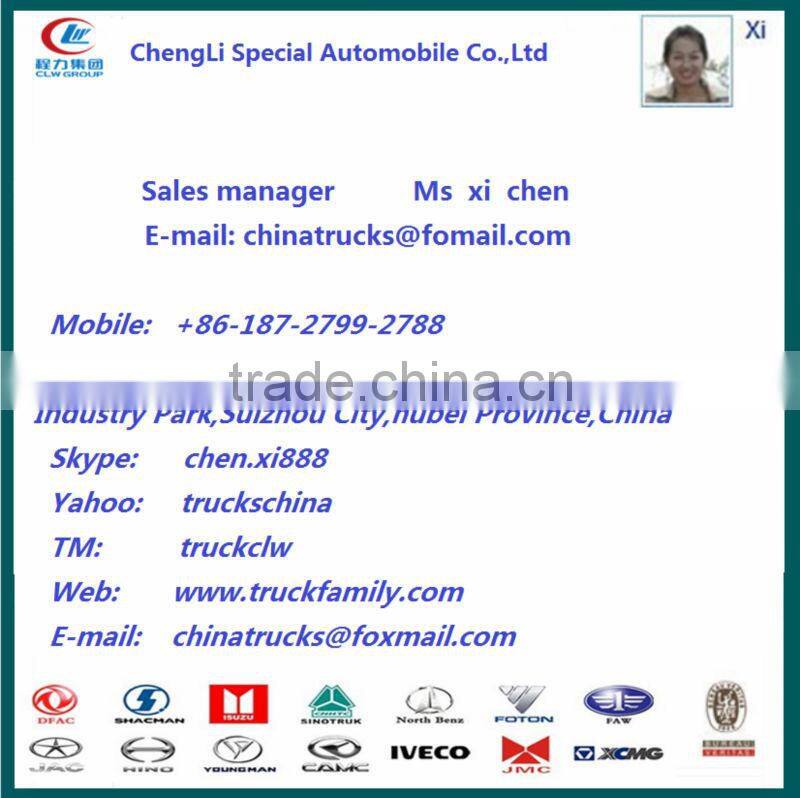 Famous dongfeng price of road sweeper truck