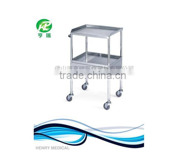 Hot sell stainless steel medical instrument trolley