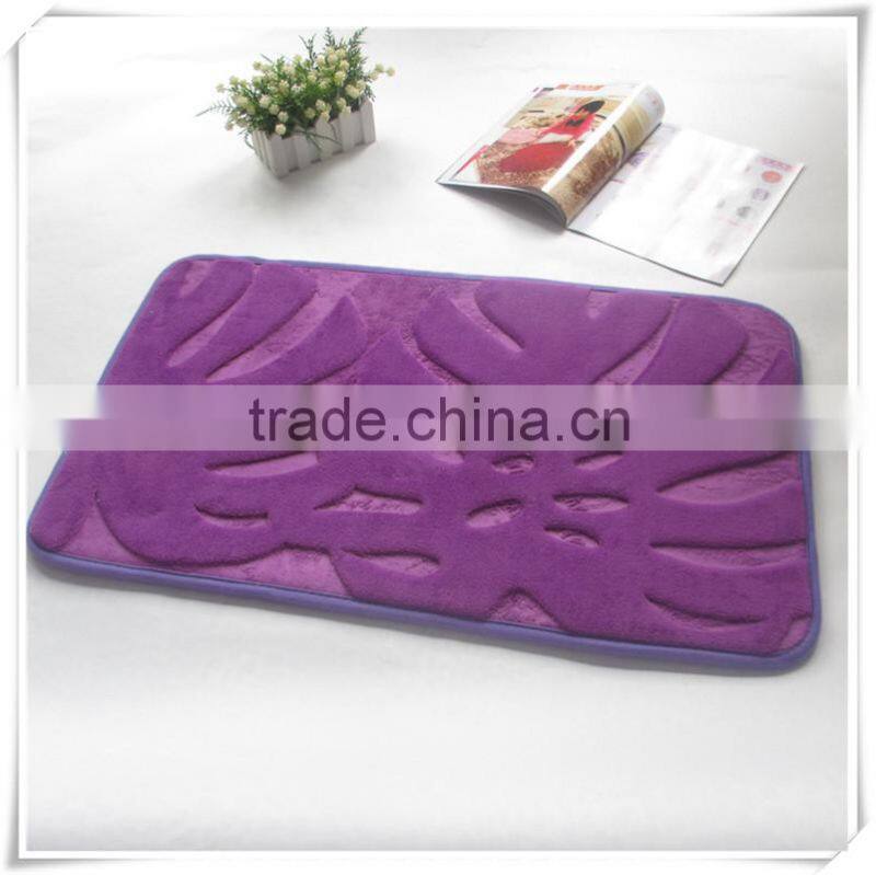 2014 hot sell with high quality color changing bath mat,anti-slip PVC bath mat/Memory foam bath mat_ Qinyi