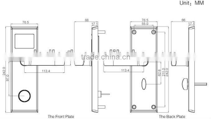 electric panel door lock hotel software