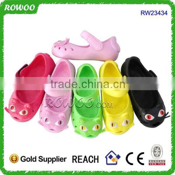 wholesale cheap breathable colorful flower decorated women eva clogs garden shoes