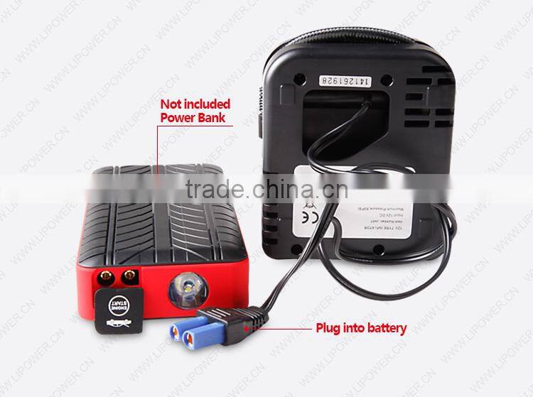 12v mini air compressor tyre inflator air pump fro portable car jump starter