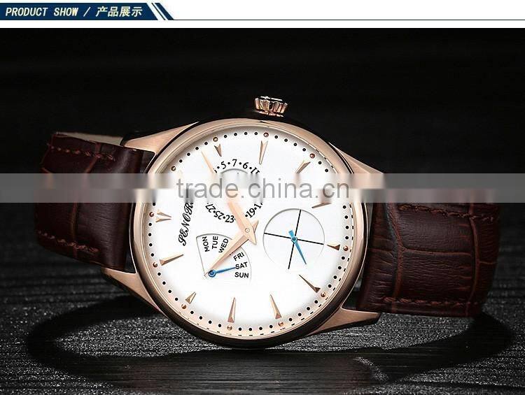 2016 High Quality Fashion Style Waterproof Stainless Steel Wrist Watches Men
