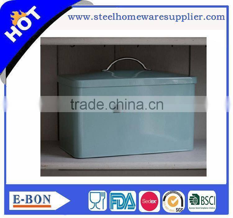 Hot sale stainless steel pink bread bin