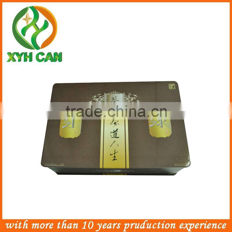 metal round tea can/ empty box