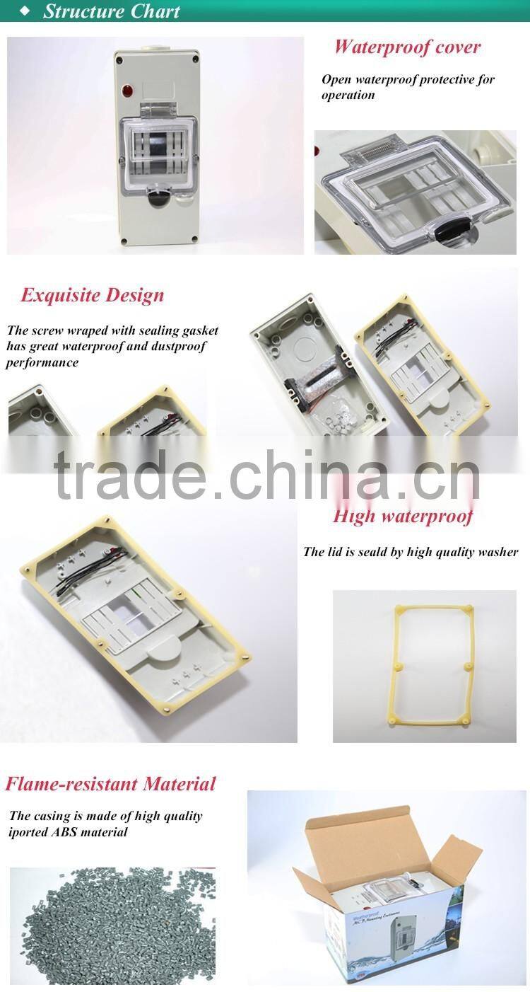IP66 SAA Industrial Waterproof electrical Surface mount custom Switched socket outlets