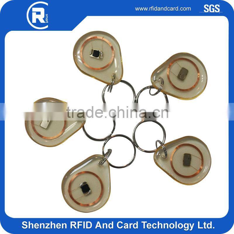 NTAG213 NFC Keyfob RFID keyfob tag ABS with keyring WATERPROOF