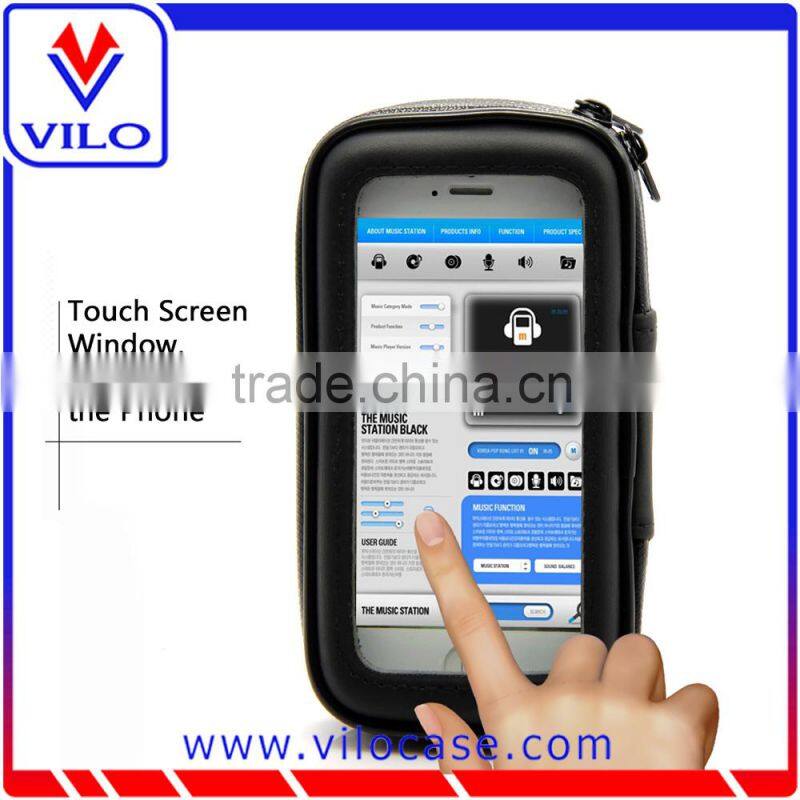 360 degree rotating pouch bicycle mount holder for 4 inch display