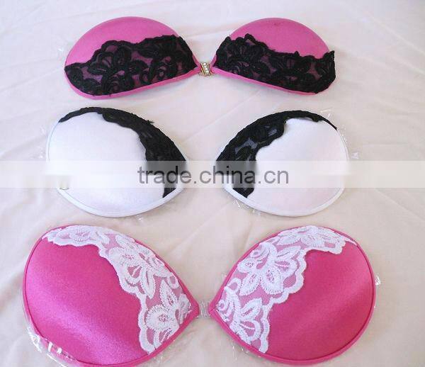Uplift Front Closure Sponge Bras Cute Lingerie With Dotted